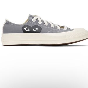 COMME DES GARÇONS PLAY
Grey Converse Edition Half Heart Chuck 70 Low Sneakers